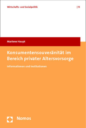 Konsumentensouveränität im Bereich privater Altersvorsorge | Bundesamt für magische Wesen