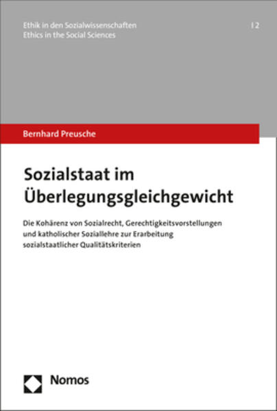 Der Autor gewinnt aus dem kohärenztheoretischen Modell des amerikanischen Moralphilosophen John Rawls Gerechtigkeitskriterien für den deutschen Sozialstaat. Dazu konfrontiert er Prinzipien, die sich aus dem Sozialrecht extrapolieren lassen, mit Einstellungen der Bürger zum Sozialstaat, die aus der empirischen Gerechtigkeitsforschung stammen. Vor dem Hintergrund der katholischen Soziallehre verbindet er beide Größen zu sog. „Prinzipienpolaritäten“: dies sind ethische Orientierungsmuster, die als Qualitätskriterien zur Beurteilung sozialstaatlicher Reformkonzepte dienen können. Die Arbeit regt zu ethischen Entscheidungsprozessen an, die aufgrund der Komplexität moderner Lebenswelten die Kohärenz interdisziplinären Wissens zum Metakriterium ethischer Urteilsfindung machen. Diese Multiperspektivität sollte, so der hier vertretene Anspruch an eine moderne Ethik, selbst noch in den Prinzipien erkennbar sein, die als Ergebnis des Abwägungsprozesses stehen.