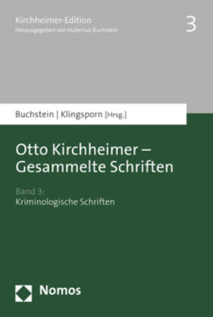 Otto Kirchheimer - Gesammelte Schriften | Bundesamt für magische Wesen