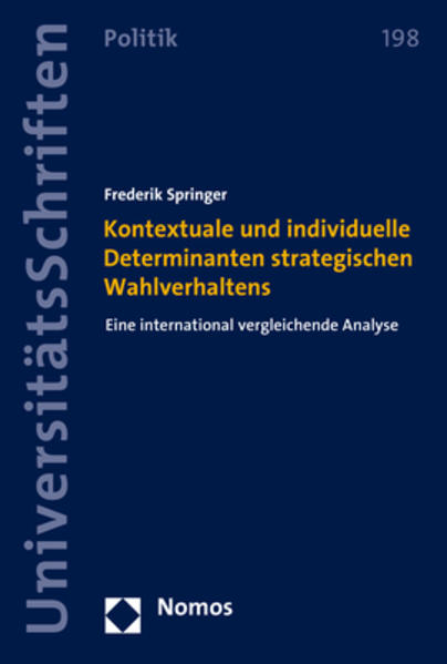 Kontextuale und individuelle Determinanten strategischen Wahlverhaltens | Bundesamt für magische Wesen