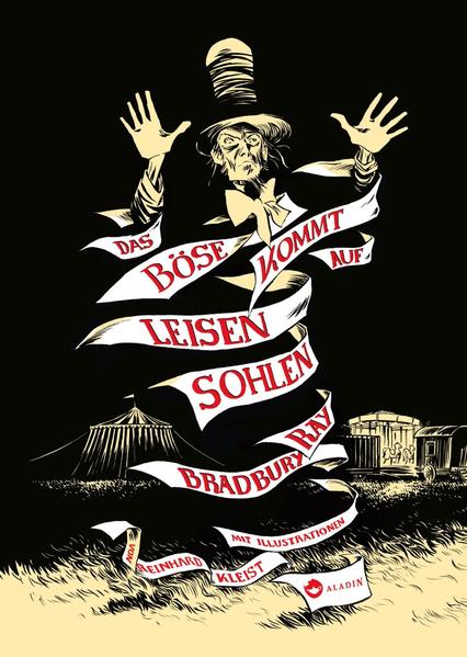 Schausteller kommen mit einem Zirkus und Jahrmarktsbuden nach Greentown, Illinois, und schlagen ihre Zelte auf. Jim und Will sind dreizehn und können es kaum erwarten. Doch irgendetwas stimmt nicht. Einer der Direktoren, Mister Dark, trägt am ganzen Körper Tätowierungen, die ein Eigenleben entwickeln. Und alle Menschen, die auf das Karussell steigen, zahlen dafür einen zu hohen Preis. Die beiden Freunde kommen Dark auf die Schliche und müssen nun selber um ihr Leben fürchten. Das Böse ist ihnen auf der Spur.