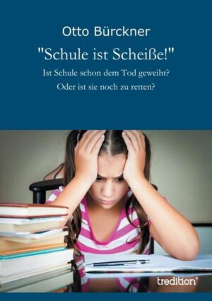 Harsche Kritik an der Institution Schule! Aber der Mann weiß, wovon er spricht: Er kennt Schule nicht nur aus der Sicht des Schülers wie alle Menschen unserer Republik oder aus der Sicht eines Elternteils wie fast alle Erwachsenen un-serer Republik. - Nein! Er kennt Schule auch aus der Sicht des Gymnasiallehrers, des Lehrers einer Deutschen Schule in Ägypten, des Ausbilders (Fachleiters) für Mathematiklehrer am Gymnasium und als Leiter eines Gymnasiums in Niedersachsen. Ein wahrhaft breites Erfahrungsspektrum! Und das wird noch erweitert durch den Blickwinkel eines Stiefvaters dreier schulpflichtiger Kinder. Auf dieser ´soliden´ Grundlage erzählt er Episoden, die erklären, weshalb er der Überzeugung vieler Schüler, Schule sei Scheiße, nicht widerspricht. Zugegeben, seine Bestandsaufnahme fällt nicht besonders zufriedenstellend aus! Aber sie ist auch nicht entmutigend. Sie ist nicht destruktiv, sondern es gibt einige Beispiele, die Mut machen, und brauchbare Vorschläge, wie es besser zu machen ist.