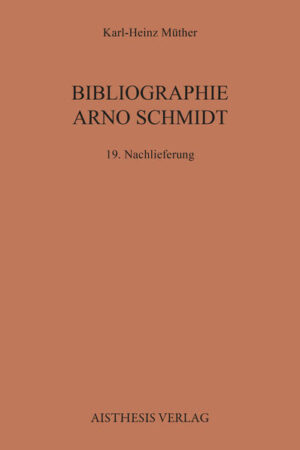 Bibliographie Arno Schmidt | Bundesamt für magische Wesen
