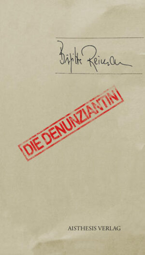 Die Denunziantin ist der erste und bislang unvero?ffentlichte Roman von Brigitte Reimann. Als sie ihn im Herbst 1952 beginnt, ist sie gerade neunzehn Jahre alt. Im Mittelpunkt des Jugendromans steht eine kompromisslos ihren sozialistischen Überzeugungen folgende Abiturientin, die in vielerlei Hinsicht nach dem Bild der Autorin modelliert ist. Reimann geht es darum zu zeigen, wie bedroht die damals noch im Entstehen begriffene sozialistische DDR­Gesellschaft ist und wie entschlossen darum allen destabilisierenden Kräften entgegengetreten werden muss.  Die Lektoren verschiedener DDR­Verlage forderten von Brigitte Reimann immer neue Überarbeitungen des Textes, bis die Autorin nach sechs Jahren und vier Fassungen resignierte und von der Vero?ffentlichung des Romans Abstand nahm.  Als entschlossenes Plädoyer für die Verteidigung des sozialistischen Aufbaus in der jungen DDR bildet Die Denunziantin den extremen Gegenpol zu Reimanns letztem Buch Franziska Linkerhand, in dem sie - 20 Jahre später - ihrem zunehmenden Zweifel am Gelingen des sozialistischen Wegs der DDR überzeugend Ausdruck verleiht.