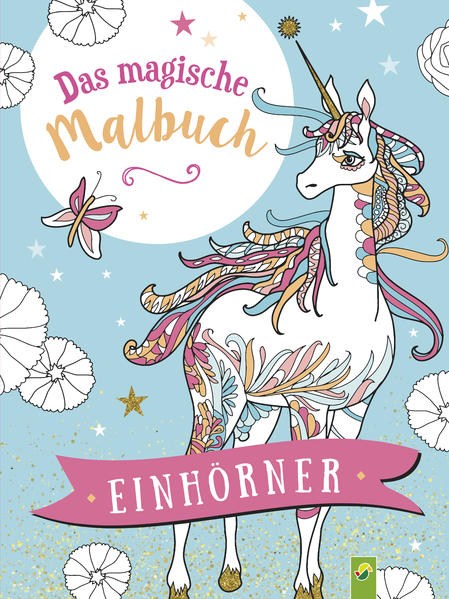 Gestalte Deine eigene Farbenwelt • 96 zauberhafte Ausmalmotive • Für Kinder ab 6 Jahren zur spielerischen Förderung von Feinmotorik und Konzentration Komm mit in die märchenhafte Welt von magischen Einhörnern und mal die geheimnisvollen Fabelwesen in den buntesten Farben aus. Gestalte mit Buntstiften, Glitzerfarben und Neonmarkern die fantasievollen Seiten so, wie Du es magst. Viele tolle Ausmalmotive warten auf dich.