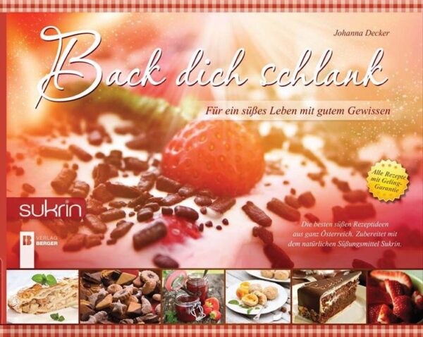 Natürliche Zutaten, leicht nachvollziehbare Arbeitsschritte und genaue Anleitungen machen das Backen und Kochen mit Sukrin zum Vergnügen. In diesem Kochbuch finden Sie Mehlspeisen, süße Knödel, Marmeladen, Kekse und vieles mehr aus der österreichischen Küche. Alle Rezepte sind von der Autorin praxiserprobt und leicht nachkochbar. Neben den Broteinheiten sind auch die KE-Werte für die deutsche Küche sowie die Brotwerte für die Schweiz ausgewiesen. SUKRIN ist Europas erfolgreichste natürliche Süße und direkt beziehbar in jedem Reformhaus und Apotheke und online über www.low-carb-shop.cc.