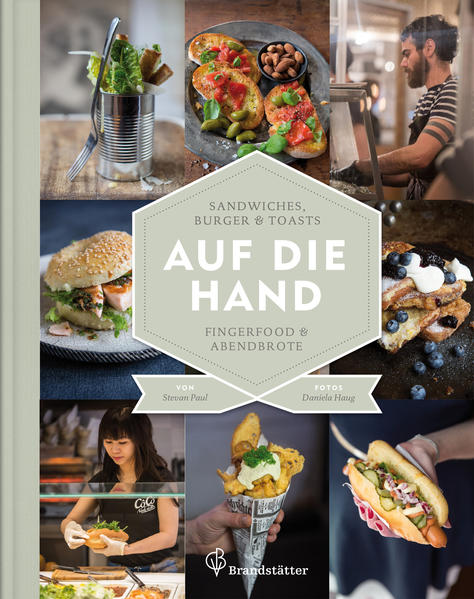 Zum Reinbeißen gut! Dieses Buch feiert das Lebensgefühl einer neuen Streetfood-Generation, die auf Genussmärkten, in mobilen Küchen und Take-aways unkompliziertes Fast Food de luxe anbietet - frisch zubereitet, hausgemacht und auf die Hand. Das erste umfassende Kochbuch zur neuen Brotkultur versammelt Rezepte aus aller Welt, zeigt die Vielfalt von Burgern, Sandwiches, Bagels und Toasts - Streetfood für zuhause und unterwegs. Auf die Hand und los!