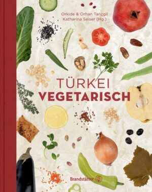 Die traditionelle türkische Küche kennt eine Vielzahl köstlicher vegetarischer und veganer Speisen. Durch den Einfluss der unterschiedlichen Völker des Osmanischen Reiches entwickelte sich eine sehr breit aufgestellte Rezepte-Vielfalt, angefangen von klassischen Meze über Olivenöl-Gerichte bis hin zu Bulgur-Klößen und Süßspeisen. Frische Zutaten sind eine wichtige Basis, vieles wird aber auch aus haltbaren Produkten wie Salça oder Hülsenfrüchten gezaubert. Orkide und Orhan Tançgil vom bekannten Foodblog KochDichTürkisch führen durch die klassischen Rubriken Suppen, Meze, Gerichte in Olivenöl, Dolma & Sarma, Teigwaren & Pilaw sowie Süßes. Wie schon bei den Vorgängerbänden zu Österreich, Deutschland und Italien sind die Rezepte in fünf Jahreszeiten sortiert, leicht nachzukochen und für jeden Tag geeignet. „Türkei vegetarisch“ lädt Sie ein, viele familientaugliche Köstlichkeiten, leckere Häppchen für zwischendurch, kreative Salate, feine Aufstriche und köstliche Dips ebenso zuzubereiten wie raffinierte Hauptakteure für einen kulinarischen Abend mit Freunden.