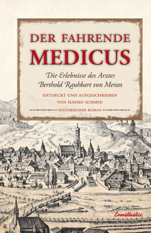 „Der fahrende Medikus“ ist ein historischer Roman, der auf einer alten Handschrift beruht und die Lebensgeschichte des Bernhard Rauhbart aus Meran beschreibt. Zu Beginn des Textes begegnet uns der junge Arzt Rauhbart, der sich, um seine Heilkunst zur Meisterschaft zu bringen, irgendwann um 1650 auf die Wanderschaft macht. Von Meran aus gelangt er nach Bayern zum Vogt von Deggendorf. Der Vogt, der fasziniert ist von der Ausstrahlung des jungen Mannes, holt ihn zu sich in seine Gemächer, wo seine Frau und sein Kind erkrankt sind. Rauhbart, der über für seine Zeit außergewöhnliche medizinische Kenntnisse verfügt, kann beide heilen, doch zieht es ihn weiter: Der Fürst von Regensburg hat von ihm gehört und lässt sich ebenfalls von ihm behandeln. Nur dank der umsichtigen Behandlung Rauhbarts kann er trotz eines Risses im Herzen eine anstrengende Jagd überleben. Auch die Fürstin, die zugleich eine Geliebte des Vogts ist, ist erkrankt. Der Medikus kann auch hier wieder sein Wissen hilfreich anwenden. Die Fürstin erkennt seinen Wert und will ihn mitnehmen auf ihre Besitzungen in Böhmen. Doch Rauhbarts Reiselust ist noch nicht erschöpft: So flieht er und sucht aufs Neue sein Glück in der Fremde. Er gelangt zur Burg Prandegg, wo er freundlich aufgenommen wird. Stationen seiner Reise sind Regensburg, Enns, St. Florian, Kremsmünster. Schließlich findet er sein Lebensziel im Almtal, wo er auf die Liebe seines Lebens trifft, eine Familie gründet und sich schließlich zur Ruhe setzt.