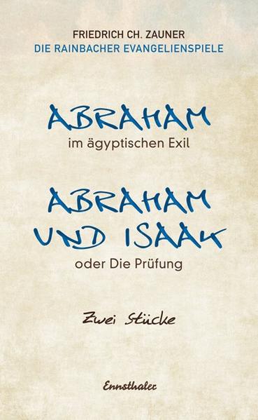 Die Rainbacher Evangelienspiele wurden 2004 ins Leben gerufen. Trotz der kurzen Zeit ihres Bestehens haben sie sich schon einen überregionalen Namen gemacht. Besucher aus allen Teilen Österreichs und aus Deutschland reisen an, um in dem eigens dafür errichteten Theater einen Abend der besonderen Art zu erleben. Im Juni eines jeden Jahres wird eine dramatisierte Episode aus der Bibel auf die Bühne gebracht. Es handelt sich dabei um ein Gesamtkunstwerk aus Sprache, Musik, Tanz und bildender Kunst. Begonnen hat es mit „Passion“, dann „Zeichen und Wunder“, „Der Rufer in der Wüste Johannes“, „Das Grab ist leer“, es folgten 2009 und 2010 die alttestamentarischen Stücke „Hiob“ und „Ruth“. Alle Texte dazu sind im Ennsthaler Verlag, Steyr erschienen. Zauner leistet mit dieser Initiative etwas Einzigartiges. Denn während zwischen Goethe, Grillparzer und Anouilh, zwischen Wagner und Hebbel ausreichend Bearbeitungen griechischer oder germanischer Mythen vorliegen, gibt es in der Dramatik bisher praktisch keine literarisch relevanten Werke, die biblische Themen behandeln. Mit Abraham rückt Zauner einen Patriarchen in den Mittelpunkt, an dem sich die drei großen monotheistischen Religionen, das Judentum, das Christentum, der Islam, brüderlich begegnen.