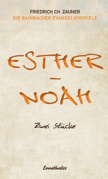 Das Buch Eshter ist wahrscheinlich das erste, historische Beispiel für den Genozid an den Juden. Esther, ein jüdisches Mädchen, wurde Gemahlin des Königs Artaxerxes, der über das damalige Weltreich Persien und Medien herrschte. Sie verhinderte zusammen mit ihrem Vormund Mordechai unter Einsatz ihres Lebens, das Vorhaben die Juden im Reich ausrotten zu lassen. Eie in vielen Beispielen der Bibel ist auch in "Esther" eine unübersehbare Parallele zu usnerer Gegenwart herauszulesen.Einen Gegenwartsbezug weist auch Noah, der Archebauer, auf. Gott hatte die Freude an seiner Schöpfung verloren. Die Menschen waren oberflächlich geworden, hatten ihren Glauben und ihre Werte verloren und waren im Begriff, die Erde, auf der sie lebten, selbst zu zerstören. Könnten das nicht auch Schlagzeilen aus den Medien von heute sein? Zauner lässt Noah in seinem Stück sagen: "Herr, wie viele Archen wirst du noch bauen lassen müssen, so lange du Menschen duldest auf dieser Erde".