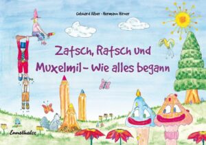 Der Zwerg Zatsch, die Hexe Ratsch und der Riese Muxelmil sind enge Freunde, die gemeinsam schon Unglaubliches erlebt haben. Kein Tag, an dem sie nicht in ein Abenteuer geraten.Aber woher kommt ihre dicke Freundschaft?In diesem wunderbar illustrierten Buch treffen die drei Märchenwesen aus dem Ennstal erstmals aufeinander.Da geht es lebhaft und nicht ungefährlich zu. Doch wie könnte es anders sein: Die lustigen Abenteuer nehmen ein glückliches Ende. Das Buch ist zum Vorlesen ab 3 Jahren und zum Selberlesen für 7- Jährige geeignet.