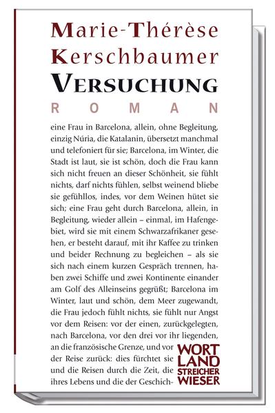 Eine Frau in Barcelona, im Winter, allein. Sie kann sich nicht freuen an der Schönheit der Stadt, sie fühlt nichts außer der Angst vor dem Reisen. Gekommen ist sie, um die einstigen Ankunfts- und Rückzugsgebiete der Interbrigaden mit eigenen Augen zu sehen und Spuren zu suchen, von denen sie weiß, dass sie die nicht finden wird. Drei Reisen an die französische Grenze liegen vor ihr, und die Reise zurück nach Wien: Die fürchtet sie und die Reisen durch die Zeit, die ihres Lebens und die der, Geschichte. Sie wird Zeugen suchen und nur wenige finden, die bereit sind, die Last der Vergangenheit oder das Hochgefühl des Kampfes vor einer Fremden darzulegen. Und sie wird auf Spuren stoßen, die in unvermuteter Weise ihr, eigene Existenz mit dem spanischen Bürgerkrieg verbindet. Ein Schlüsselwort dabei ist: Widerstand.