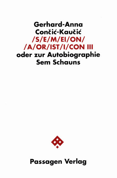 /S/E/M/EI/ON/ /A/OR/IST/I/CON/ ist ein siebenbändiger Großtext, eine disseminative Lekritüre, dessen dritter Band der Dekonstruktion von Wissenschaft und Theorie gewidmet ist. Große Literatur ist nicht einfach nur Sprache, die bis zur Grenze des Möglichen mit Sinn geladen ist, wie Ezra Pound meinte, James Joyce verwirklichte, Arno Schmidt und Hans Wollschläger fortführten, sondern sie ist Schrift im Sinne Jaques Derridas, die diese Grenze ständig verschiebt, verdichtet, entstellt. Konzis arbeitet Inspektor Sem auf dem Strich vor dem Gesetz. Telquel die Bannmeile Europa, Sucht und Seuche, Wissenschaft und Wahrheit, Mikroben, Gene, Spuren zur Autobiographie Sem Schauns.Dieser Grenzgang durch die Felder von Literatur, Theorie, Informatik, Wissenschaft, Philosophie und Sprachen arbeitet in und mit allen Überlieferungen des Orients, des alten Europa, der neuzeitlichen Wissenschaften und Literaturen, sowie der postmodernen Theorie.