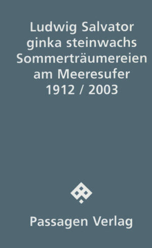 wir schreiben das jahr 1912. bei heinrich mercy & sohn in prag, dem verlag von franz kafka, erblickt ein konvolut das licht der welt, welches von geburt an klassiker ist. es handelt vom meer. jede zeile ruft: mehr meer her! und lädt den leser ein, zu baden. der leser folgt dem aufruf. er gibt sich dem spiel von himmel nur und welle hin. sein schwimmen, sein mit dem text schwimmen, ist ein gespräch. zwar antwortet das meer nie direkt auf fragen, aber es lässt mit sich reden. ein mann, der alte mann und das meer, hat einmal, es war einmal und es war einmal wahr, vierzig jahre lang daran gesessen. der mann, eine k.& k. hoheit, erkennt im meer den wiener hof. und wir erkennen darin das fruchtwasser der schöpfung. es verjüngt und hält ewig jung. beweis: wer seinen augen traut, der buchstabiert wind und welle und sieht ihn hier im jetzt noch immer an der foradada sitzen, dem felsen mit dem nadelöhr ins himmelreich.deià, mallorca, 2003