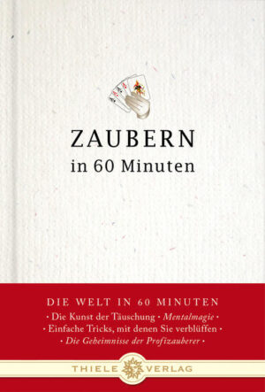 Ja, zaubern müsste man können! Wenigstens ein paar Tricks, die man den staunenden Freunden und der Familie 'einfach mal so' präsentieren kann. Und wenn man dann noch wüsste, wie diese unglaublichen Großillusionen von Copperfield & Co. funktionieren! Aber: Woher soll man dieses ganz spezielle Wissen bekommen? Mit diesem kleinen Buch werden Sie in weniger als einer Stunde wissen, wie man andere Menschen verblüfft, Münzen oder Karten verschwinden lässt oder in einem Restaurant einfach ein Glas wegzaubert. Und Sie werden wie ein Profi über die schwierigsten und atemberaubendsten Tricks dieser Welt sprechen und anderen einen Blick 'hinter die Kulissen' bieten können.