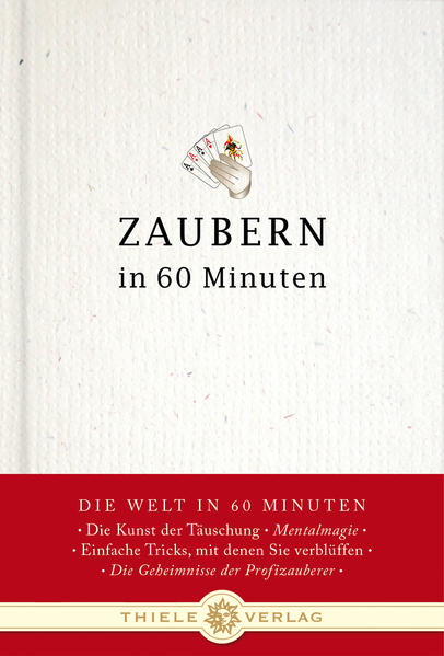 Ja, zaubern müsste man können! Wenigstens ein paar Tricks, die man den staunenden Freunden und der Familie 'einfach mal so' präsentieren kann. Und wenn man dann noch wüsste, wie diese unglaublichen Großillusionen von Copperfield & Co. funktionieren! Aber: Woher soll man dieses ganz spezielle Wissen bekommen? Mit diesem kleinen Buch werden Sie in weniger als einer Stunde wissen, wie man andere Menschen verblüfft, Münzen oder Karten verschwinden lässt oder in einem Restaurant einfach ein Glas wegzaubert. Und Sie werden wie ein Profi über die schwierigsten und atemberaubendsten Tricks dieser Welt sprechen und anderen einen Blick 'hinter die Kulissen' bieten können.