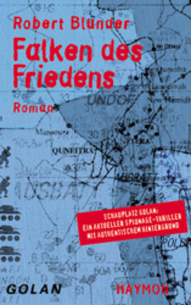 "Möchten Sie mühelos 5000 Dollar verdienen?" Mit dieser Frage eines Mitreisenden im Flugzeug nach Damaskus beginnt für den österreichischen UNO-Soldaten Robert Bergner, der sich mitten in einer privaten und beruflichen Krise zu einem mehrmonatigen Einsatz auf den Golanhöhen gemeldet hat, ein Abenteuer, das ihm nicht nur physisch und psychisch alles abverlangt, sondern das ihn auch in akute Lebensgefahr bringt. Geheime Überwachung, Erpressungsversuche, Bestechung und Drohungen sind nur einige der Mittel, die von den Armeen und Geheimdiensten beiderseits des neutralisierten und von der UNO überwachten Streifens am Golan angewandt werden, um die "Falken des Friedens" für ihre Zwecke einzuspannen, sprich: sie zur Spionage zu missbrauchen.