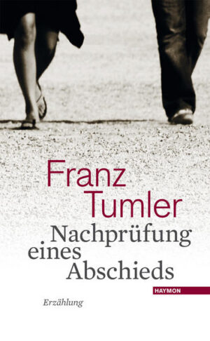 Eine Erzählung ohnegleichen: Markant, aufwühlend und kompromisslos schildert Franz Tumler die schmerzlichen Erfahrungen zweier Menschen, die voneinander Abschied nehmen. In stetem Einkreisen und Beschreiben rekonstruiert er deren Begegnung, deckt auf, was zwischen ihnen geschehen und warum es geschehen ist. Bis in die tiefsten Gründe des Zwischenmenschlichen dringen seine Sätze vor - und zutage tritt eine Einsamkeit, die Liebende stets begleitet. Mit seinem literarischen Schaffen prägte Franz Tumler die moderne Erzählliteratur der Nachkriegszeit nachhaltig. So gehört Nachprüfung eines Abschieds zu den beachtlichsten Prosastücken nicht nur Franz Tumlers, sondern einer ganzen Autorengeneration. Die wichtigsten Werke von Franz Tumler werden im Haymon Verlag neu aufgelegt.