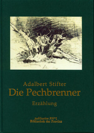 Als ich noch ein sehr kleiner Bube war, saß ich gerne auf dem großen viereckigen Steine, der auf unserer Gasse neben der Haustür lag. Ich weiß nicht, wie alt ich damals war, aber das weiß ich, daß die Freude und Pein des Schulgehens und Lernens erst lange darnach anfing. Der Stein, auf dem ich so gerne saß, und auf dem manchmal abends, wenn ich schon in meinem Bettchen liegen mußte, auch junge Bursche und Mädchen gerne saßen und Lieder sangen, hatte wohl an seinen Seitenflächen manche Rauhigkeit und unebene Aushauungen, war aber an der obern Fläche von dem vielen Sitzen so glatt, wie eine feine kunstreiche Glasur. Wie manche uralte Greise, welche vor vielen, vielen Jahren aus unserem Hause gestorben waren, und oben im Kirchhofe schlummerten, mochten als Knaben auf dem Steine gesessen sein, wie ich. Man wußte gar keine Zeit, wann er einmal gelegt worden war. Wenn jeder unserer Vorfahren ein unterscheidbares Merkmal auf ihm hätte eindrücken können, so wäre der Stein ein weit in die Zeit hinauf reichendes Denkzeichen unserer Voreltern gewesen. Wenigstens waren die Tuffplatten, die ihm als Unterlage dienten, schon mit einem dicken Antritte von Erde belegt, und da, wo sie unter die Dachtraufen hinaus ragten und rein gewaschen waren, mit sehr tiefen Löchern versehen. Weil unser Haus nebst einigen andern ganz frei außerhalb der Ortschaft lag, konnte man von dem Steine weit und breit herumsehen, was auch die Ursache gewesen sein mochte, daß ich so gerne auf ihm saß. Gerade vor den Augen waren die Felder und Wiesen unseres Marktfleckens Oberplan, dann war das Dorf Hinterstift, dann waren die weißen Täfelchen des Dorfes Glöckelberg, und endlich war der lange blauliche Wald, von dem ich mir oft gedacht hatte, wenn man auf den höchsten Baum desselben hinaufstiege, müßte man den Himmel angreifen können. Von diesem Walde sah ich die Wolken und Gewitter herkommen, und auf dem Wege, der nicht weit von unserem Hause vorüber ging, sah ich Herden, Hausierer, Arbeiter vorüber gehen,und die Menschen ihr Getreide und andere Dinge nach Hause führen. Manchmal kam auch ein Mann, von seltsamer Art. Er schob immer auf der Hossenreuther Straße einen Schubkarren herauf, auf dem ein glänzendes schwarzes Fäßchen lag. Der Schubkarren war selber auch schwarz und glänzte. Der Mann hatte einen breiten Hut auf, unter dem hinten lange Haare bis auf den Nacken hinabfielen, vorne zwei freundliche Augen aus einem sonnverbrannten Angesichte herausschauten. Er hatte zwar nicht eben schwarze Kleider an, aber sie waren doch nach und nach schwarz geworden, und glänzten an verschiedenen Stellen, wenn die Sonne darauf schien, als wäre er mit Fett eingeschmiert worden. Dieser Mann schrie gerne etwas, wenn er in die Nähe unserer Häuser kam, was ich aber nie verstand. Hierauf fuhr er bis unserer Gasse gegenüber, lenkte dann ab, schob vollends herzu, und blieb mit seinem Fuhrwerke nicht weit von unserem Gassensteine stehen. In Folge seines Schreiens, das sie schon verstanden, kamen nun verschiedene Nachbarn mit allerlei schwarzen Geschirren, meistens kleinen Fäßchen herbei, und gaben dem Manne Geld, worauf er ihnen in eine kleine Kanne, die er an dem Schubkarren hängen hatte, eine dunkelbraune zähe Materie, die ich recht gut als Wagenschmiere erkannte, herabließ und sie ihnen in ihre Gefäße hinein maß. Wenn Alles vorüber war, schlug er den Zapfen wieder fest, richtete sich zusammen, wendete links, und schrotete sein Faß wieder weiter. Ich war bei diesem Vorgange jedes Mal zugegen