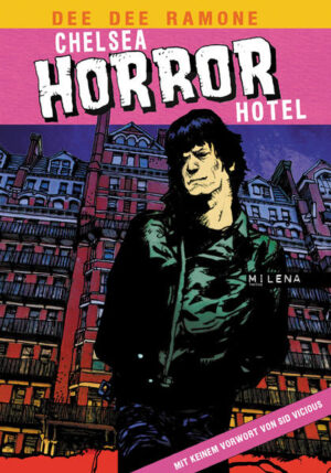 Dee Dee Ramone erzählt in Chelsea Horror Hotel von seinem Aufenthalt in New Yorks legendärster Absteige für hippe Künstler und ekstatische Rockmusiker. Er bewohnt mit seiner sexy Frau Barbara und Hund Banfield eines der rasend abgewohnten, lauten Zimmer und verbringt die Zeit mit Spaziergängen durch Manhattan mit Banfield, mit dem er sich übrigens blendend unterhält, und der ständigen Jagd nach Drogen. Dee Dee kann seine Nachbarn nicht leiden und versucht sich aus den ständigen Querelen rauszuhalten. Er wird den Verdacht nicht los, dass er im selben Zimmer einquartiert ist, in dem sein Freund Sid Vicious Jahre zuvor seine Freundin Nancy erstach. Dee Dees Albträume häufen sich, und zu allem Überfluss wird er immer stärker von lebenden und toten Dämonen geplagt, darunter auch seine alten Punkrockfreunde Sid Vicious, Johnny Thunders und Stiv Bators. Als er sich schließlich mit dem transsexuellen Lover eines Drogenfreundes anlegt und Barbara davon erfährt, scheint das Leben im Chelsea Hotel endgültig aus den Fugen zu geraten. Nun betritt der Teufel höchstselbst die skurille Arena. Zum 10. Todestag von Dee Dee Ramone, dem Bassisten der wichtigsten Punkband der Welt. Eine Hommage an die „guten alten“ Tage im legendären New Yorker Chelsea Hotel, eine durchgeknallte Odysee durch Manhattan. Schräg und witzig - Dee Dee at his best. Chelsea Horror Hotel, zum ersten Mal in der kongenialen deutschen Übersetzung von Matthias Penzel.