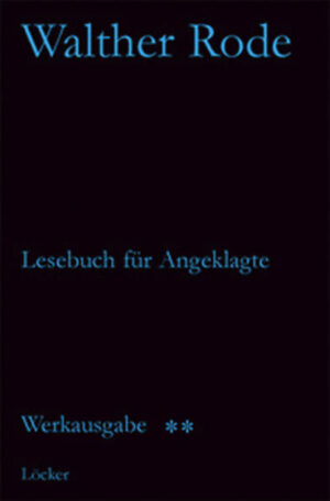 'Die Justiz weht und weht. Die meisten, die sie anweht, werden umgeweht. Welke Blätter, die in ihre Abräumung einwilligen. Die erste Berührung mit der öffentlichen Gewalt, die ersten Ladungen, die erste Hausdurchsuchung, wirkt Niedergeschlagenheit und Lähmung. Das lauernde unheimliche Wesen: Staat, der Starkstrom unverhältnismäßiger, verderbenwälzender Macht überwältigt den unbewaffneten Einzelnen, isoliert ihn, reißt ihn aus der Verbindung mit seinen Mitmenschen. Einmal in den Zustand der Verfolgung versetzt, versucht es der Schwache, der Fallende gar nicht, sich zu entwinden. Sein Trachten ist nurmehr, so wenig hart als möglich zu fallen. Er hat sich aufgegeben, die gegen ihn ausgegebene Parole anerkannt. Er läßt sich ins Unrecht setzen, läßt sich umstürzen