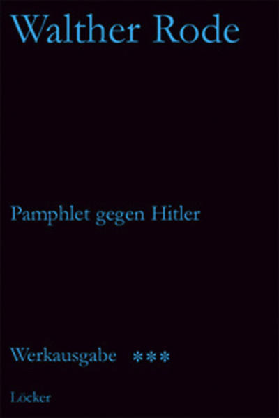 'Non dubito, quin futuri sint, qui hoc genus scripturae leve et non satis dignum clarorum virorum. (Cornelius Nepo): Ich zweifle nicht daran, daß Nichtjuden und Juden finden werden, diese meine Schrift verkenne die geschichtliche Bedeutung der Herren Hitler und Göring und die des Dritten Reiches, und sei nichts als ein elendes Pamphlet. Liberale Beschränktheit macht mich unfähig, der Größe der nationalsozialistischen Bewegung inne zu werden, zuzugestehen, daß die heldisch-jugendlichen Urteutonen: die Bravourflieger, die Bombenwerfer, die Messerstecher der beste Teil des deutschen Volkes seien, daß ein Großstaat heute nur noch in deren Geist beherrscht werden könne. Die heldische Glut mitten im Frieden und noch dazu als Dauerzustand entflammter Krämer und Tagschreiber scheint mir nicht mehr als künstlicher Aufschwung stumpfer, eines edleren Aufschwungs unfähiger Seelen. Ich sehe kein Epos, ich sehe einen Verbrecherfilm in der Livree des Herrn Hitler. Ich bin der kleinlichen Anschauung, daß die Ausrede des kriminell Veranlagten: Not kennt kein Gebot auch Missetaten, die unter Duldung eines ganzen Volkes vollbracht wurden, ebensowenig wie ein sonstiges gemeines Verbrechen vor moralischer Züchtigung und Strafe bewahren dürfe. In meinem unbelehrbaren Polizistengehirn stellt sich die deutsche Revolution nicht als herrliches Geschehen, sondern als schändlicher Unfug dar.'