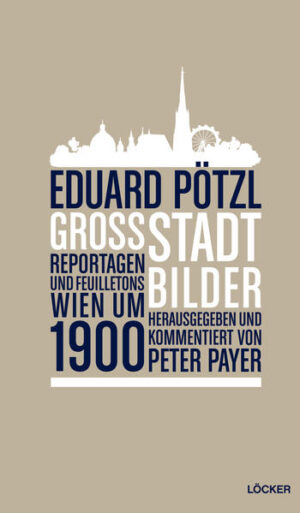 Der Herausgeber Peter Payer, Historiker und Stadtforscher, versammelt erstmals rund 40 der besten Reportagen und Feuilletons von Eduard Pötzl (1851-1914). Im Nachwort informiert er ausführlich über Leben und Werk des heute zu Unrecht vergessenen Großstadtreporters. Pötzl war einer der bekanntesten Feuilletonisten der Jahrhundertwende, der vier Jahrzehnte für das Neue Wiener Tagblatt tätig war und an die 1500 Artikel schrieb. Als einer der kreativsten und humorvollsten Schreiber seiner Zeit thematisierte er vor allem die Großstadtwerdung Wiens und die damit einhergehenden Veränderungen des Alltagslebens, aber auch spezifische Wiener Typen und Modernisierungstendenzen in Kunst und Technik. Seine Artikel erfreuten sich großer Popularität, Karl Kraus bezeichnete Pötzl einmal als den "humorvollsten Beobachter und klügsten Kritiker". Pötzl war Vizepräsident des Schriftsteller- und Journalistenverbandes "Concordia", später auch Ehrenbürger von Wien. "Der Durchschnittswiener zum Beispiele denkt gar nicht daran, die kaiserlichen Gemächer in der Hofburg, die Schatzkammer, die Hofmuseen u.s.w. anzusehen (.). Aber in einer fremden Stadt läuft er sich selbst die Fü.e ab, um den königlichen Palast, die Galerien u.s.w. zu besuchen (.). Aber daß man in der Fremde auch keinen Tiergarten auslässt, das ist wohl das sprechendste Zeugnis für die Unvernunft des Reisens." (Allerweltstadt)