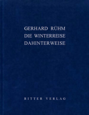 Die Idee, die Texte Wilhelm Müllers aus dem bekannten Liederzyklus „Winterreise” von Franz Schubert neu zu dichten, geht auf eine Anregung des Steirischen Herbstes zurück. Gerhard Rühm löste diese Aufgabe auf verblüffende wie originelle Weise, indem er sich schließlich für eine strenge phonetische Bezugsmethode entschied, welche die gesamte Vokalstruktur der Gedichte Wilhelm Müllers beibehält und soviel wie möglich vom Konsonantenstand. Die auf diese Weise aus neuem Wort- und Satzverbund entstandene Klanggestalt der Gedichte signalisiert eine „halluzinative aussageschicht, die dahinter, nämlich hinter den originalwörtern, zu liegen scheint und sie zugleich konterkariert”