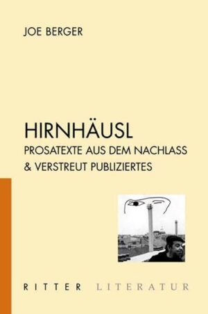 Der von der Presse als "Querkopf", "Poseur" und "Provokateur" betitelte Joe Berger galt nicht zuletzt durch seine aktionistischen Auftritte, Interventionen und die Präsenz in zahlreichen Filmen als eine der schillerndsten Figuren der Wiener Künstlerszene. Der anläßlich seines 70. Geburtstags konzipierte Band dokumentiert die Vielfalt und Vielschichtigkeit von Bergers überaus origniellem dichterischen und journalistischen Werk, das zunehmend in Vergessenheit zu geraten droht.