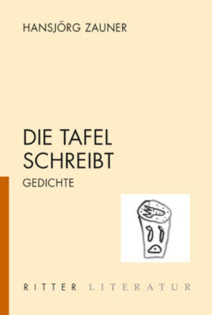 Die hier vorliegenden 91 Gedichte sind Ergebnis mehrmaliger Komprimierung und Überschreibung von rund 1.400 Gedichten, die Hansjörg Zauner im kreativen Reflex auf eine feinsinnige Interpretation seines Gedichts „die tafel schreibt“ durch Franz Josef Czernin verfasste. Wie jenes Gedicht sind diese allesamt streng in 16 Zeilen gehalten und auf mannigfaltige Art - lexikalisch oder rhythmisch-syntaktisch - untereinander verschränkt, freilich ohne jede Tendenz zur metaphorischen Sinnstiftung. Vielmehr sind Zauners Gedichte schillernd lapidare Wortkompositionen, die aus dem System herkömmlicher Begrifflichkeit abgelöst, aus der alltäglichen Sprachwelt gefallen zu sein scheinen. Wörter, die andernorts nicht in Berührung kommen, ballen sich hier zu absonderlichen Verbindungen zusammen, die erwartbaren Verhältnisse zwischen Mittel und Zweck, Ursache und Wirkung verkehren sich. Solcherart choreographiert Zauners Lyrik jene weltschöpferischen Bemühungen des Dichtens selbst, die sich zwischen Freiheitsdrang und dem Bewusstsein um deren Ausweglosigkeit (angesichts der endlosen Folge aufeinander übertragbarer Beziehungen) vollzieht.