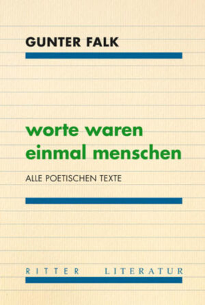 Geprägt von einer tiefgreifenden Skepsis gegenüber herkömmlichen literarischen Schreibweisen orientierte sich der Grazer Autor und Soziologe Gunter Falk konsequent an neo-avantgardistischen Positionen wie jenen der Wiener Gruppe. Durch sein Interesse an kulturindustriellen Phänomenen wie Comic, amerikanischer Film und Rock-Musik erweiterte er den Materialhorizont experimenteller Dich- tung in Richtung Pop-Kultur. Analog zu Vorgehensweisen einer „reflexiven Soziologie“ hatte für Falk auch die dichterische Auseinandersetzung mit virulenten sozialen und existenziellen Problemen (Sucht, Devianz, Vergänglichkeit, Tod) den Stellenwert „poetologischer Grundlagenforschung“. Seine, meist kurzen, poetischen Arbeiten beeindrucken durch Methodenbewusstheit und analytische Schärfe ebenso wie durch eine vom Jazz geprägte Musikalität und einen umwerfend lakonischen Humor. Die vorliegende Neuausgabe versammelt erstmals sämtliche zu Lebzeiten publizierte Dichtungen und Gemeinschaftsarbeiten von Gunter Falk (u.a. mit Wolfgang Bauer) in einem Band.