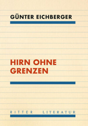 Ein Gehirn bildet bislang ungeahnte Zentren und dehnt sich bis zur Größe des Universums aus: Kopf und Weltall sind identisch. In Gang gesetzt werden solcherlei Gedankenexperimente in Günter Eichbergers „Hirn ohne Grenzen“ von einem Ich, das sich selbst in jedem Satz neu entwirft. Im Zwiegespräch mit sich selbst durchstreift diese fluktuierende Erzählinstanz bekannte und unerschlossene Gebiete heutiger Kognitions- und Neurowissenschaften: Was ist Bewusstsein und wie kommt es zustande? Wer spricht, wenn jemand „Ich“ sagt? Wie verhalten sich mentale Prozesse und neurologische Messdaten zueinander? Und welche Rolle spielt die Sprache bei der Kognition? Bei so viel Aporie zieht es Eichbergers Spielfigur vor, doch lieber mit dem „Darmhirn“ zu denken... In ausschweifenden Phantasien ruft der Autor erkenntnistheoretische Modelle und solche aus der Gehirnforschung auf, die er im Wörtlichnehmen ihrer Sprachbilder zerstieben lässt. In einem Furioso an paradoxen Aphorismen, vorgeblichen Kindereien und echten Geistesblitzen findet ein ungezügeltes dichterisches Denken seinen unverwechselbaren Ausdruck: Selten wird die Unzulänglichkeit sprachlicher Weltaneignung derart pointiert zur Sprache gebracht.