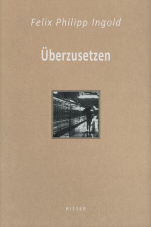 Neben seiner eigenen literarischen Arbeit im Bereich von Poesie und Prosa gehörte Felix Philipp Ingolds Interesse immer auch der Kunst der Übersetzung. Von Ossip Mandelstam und Marina Zwetajewa bis hin zu Gennadij Ajgi, von Apollinaire bis zu Leiris, Jabès und Skácel hat er zahlreiche Autoren der europäischen Moderne ins Deutsche gebracht. Darüber hinaus war er von Beginn an bemüht, seine diesbezüglichen Erfahrungen, Beobachtungen und Überlegungen in essayistischer Form aufzuarbeiten. Der vorliegende Band enthält nebst einer Auswahl übersetzungskritischer und -theoretischer Arbeiten auch diverse experimentelle Übersetzungsproben sowie ein Verzeichnis von Ingolds einschlägigen Schriften.