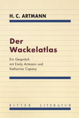 Kurz vor H.C. Artmanns Tod fu?hrten seine Tochter Emily Artmann und seine Nichte Katharina Copony elf Gespra?che mit dem Dichter fu?r das von Kurt Mayer produzierte Filmportra?t „der wackelatlas - sammeln und jagen mit H.C. Artmann“. In der Transkription des ungeschnittenen Materials wird uns Artmanns Perso?nlichkeit greifbar wie in kaum einem anderen Dokument. Seine Ausfu?hrungen zu Lektu?ren und Musikerlebnissen, zu Lebens-Orten wie etwa Westberlin und Schweden, u?ber Schamanenfahrten im Waldviertler-Dialekt oder die Fabelwesen Mausba?r und Drud, zu Sprachen wie dem Malayischen, das er schon als Schulkind lernte, aber auch zu Tra?umen oder Geru?chen und den damit verbundenen Erinnerungen lassen uns teilhaben an einem von pra?zisen Fragen geleiteten gedanklichen Ma?andern. Aus dem familia?ren Gespra?chston entfalten sich - ganz ohne Gesten medialer Inszenierung - spontane Pointen und originelle Fu?gungen, gleichsam natu?rlichen Keimen der Poesie. „Der Wackelatlas“ ist die stark-subjektive Kartographie eines Stoffgebirges: H. C. Artmanns Leben, Lesen und Schreiben und die Vergegenwa?rtigung einer Zeit, in welcher der Humus der Sprache noch gelockert wurde, sich das Gera?usch des Maschineschreibens wie Peitschengeknall angeho?rt hat.