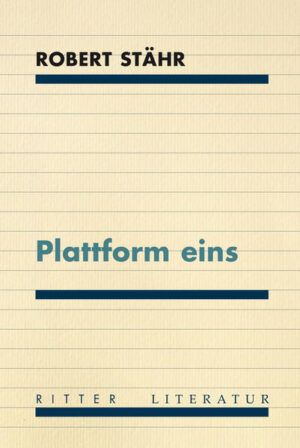 Plattform eins versammelt drei Prosatexte, die aus unterschiedlichem Blickwinkel allta?glichen Schrecken beleuchten. Ein Erza?hler schweift wie mit einem Kameraauge ausgestattet u?ber Straßen und Hinterho?fe, „schaut“ durch Fenster in Wohnungen und schildert von Gewalt und Zersto?rung gepra?gte Situationen. Ein Mann und eine Frau offenbaren in alternierenden Monologen den Zustand ihrer Beziehung als paranoides Gezerre um den Zugang zu Ku?che und Wohnzimmer. Die selbstaffirmativen Reflexionen eines Mannes schließlich ku?nden von finaler Erstarrung und sozialer Isolation. Feindseligkeit und Ignoranz beherrschen den o?ffentlichen, Argwohn und Abkapselung den privaten Raum. Robert Sta?hr wa?hlt zur Darstellung solcher Befindlichkeit pra?zise kalkuliert stilistische Register: einen unterku?hlten Beschreibungsmodus, Gesten rauschhafter Subjektivita?t oder eine raffinierte Dramaturgie der Spiegelung. Ein dichtes Netz an Korrespondenzen, das sich u?ber die drei Texte spannt, macht die Dimension psychosozialer Desaster evident. Mit Plattform eins schrieb Robert Sta?hr ein auf faszinierende Weise gegenwa?rtiges Prosabuch!