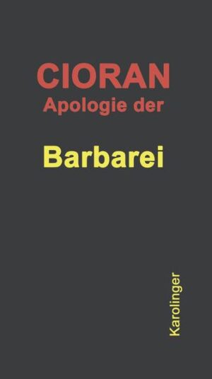 Apologie der Barbarei | Bundesamt für magische Wesen