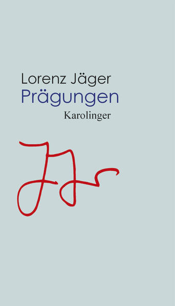 Lorenz Jäger war für zwei Jahrzehnte Redakteur im Feuilleton der FAZ, zuletzt leitete er dort das Ressort Geisteswissenschaften. Drei ideengeschichtliche Monographien von ihm erschienen im Karolinger-Verlag, sie leuchten den symbolischen Tiefenraum des Weltbürgerkriegs aus. Die für die Neuausgabe erweiterte und durchgesehene Sammlung „Prägungen“ enthält scharf konturierte Erinnerungen, in denen Jäger Augenblicke mit einzelnen Menschen aufscheinen lässt - seinen Eltern, einer Kindheitsfreundin, einer Schönheit, einigen Idolen - und in ihnen die Schlüssel seiner Lebenstendenzen ndet.