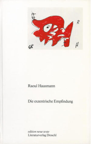 'Dieses Buch ist ein Plan zur philosophischen und moralischen Neuorientierung des Menschen.' So kommentiert der Autor sein 1968/69 entstandenes Werk. 'DADA bringt heute wie gestern die Selbstentgiftung zu Euch. Getreu dieser DADA-Vorgabe geht es dem Schreiber, Lautdichter, Zeichner, Erfinder, Aktionisten, Feldforscher, etc. Hausmann um eine Attacke auf den traditionellen Sinn. […] Hausmann hofft auf die Kraft des 6. Sinns. […] Die exzentrische Empfindung mit vorangestellter Optophonetik liegt vorbildlich ediert französisch-deutsch auf dem Tisch, sie ist mit Hausmannzeichnungen und Schriftbildern, von denen offensichtlich nicht nur Jüngere wie Glück und Ryslavy gelernt haben, illustriert.' (Bodo Hell)