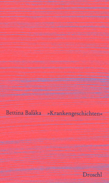 In diesen 'Krankengeschichten' sprechen die Erzählerinnen von ihren Leiden, die manchmal Schmerzen, manchmal nur Irritationen sind. Neun Erzählungen, in denen die Symptome, statt festgehalten zu werden, sich nach und nach auflösen in immer größerer Ungewissheit und nur eine Gewissheit zurücklassen: dass die Schwäche Kraft hat über mich, und dass ich lieber sterben möchte als stören, dass ich umsonst alles kontrolliert habe, da sich alles meiner Kontrolle entzieht, wie es am Ende einer Geschichte heißt. Es sind aber auch Geschichten, die von der Lust am Anderssein zeugen, von der Freude an merkwürdigen und unerklärlichen Verhaltensweisen, an schrägen und bizarren Situationen - und nicht zuletzt von der Lust am Reden über das Kranksein, am Reden überhaupt, aber auch von der Lust an Verschweigen und Verstellung.