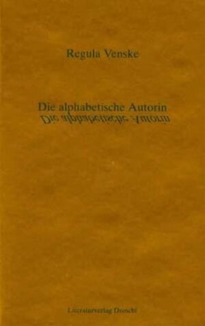 Von Kapitel zu Kapitel gewinnt die titelgebende Autorin an Fleisch und Blut, an Leben, indem sich ihr sukzessiv der Zugang zum Alphabet öffnet. Ein raffiniertes, hintersinniges, gewitztes und intelligentes Stück Literatur, das mühelos Amüsement und literarischen Strenge zu verbinden weiß: die Geschichte darüber, dass Bücher aus Wörtern bestehen, selten so stimmig erzählt wie hier von Regula Venske.