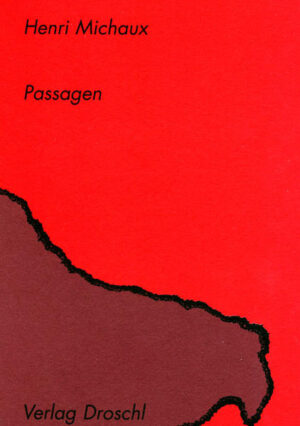 "Passagen", Texte aus den Jahren 1937-50, erstmals 1950 und danach, stark erweitert, 1963 in Paris erschienen, ist eine Sammlung von Texten über Malerei, Musik, über künstlerische Produktion - scharfe, bissige Gedankenbilder, die Michaux' Poetik im Kern enthalten. Nach den Reisen durch die reale Geografie, nach den pseudoethnologischen Reisen durch imaginäre Länder und zeitgleich mit den in den Kriegsjahren entstandenen Exorzismen und den großen poetischen Texten entwickelt Michaux eine Poetik, die ihren Ausdruck im Band Passagen erhält. Der Titel ist wörtlich zu nehmen: Immer geht es um Passagen, um Übergänge, vom Realen ins Irreale, von der Wahrnehmung zum Imaginären, von Affekten zu Erkenntnis. Michaux lieferte mit seinem seismografischen Schreiben eine Poetik des Fragments und der Diskontinuität, ohne vorschneller Literarisierung ('Stil', 'Eleganz', 'Rhetorik') zu verfallen.