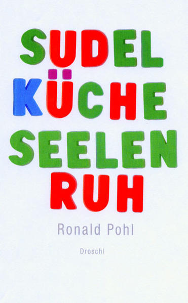 Ronald Pohl schlägt mit seinem Werk tragfähige Brücken zwischen zwei Bereichen, die für gewöhnlich als unvereinbar und verfeindet gelten: zwischen einer sprachbezogenen, autonomen, und einer ›engagierten‹ Literatur. Die drei Texte eröffnen unterschiedliche Genres, auf die Zurichtung des Individuums mit sprachbewußten Literaturformen zu reagieren. In der titelgebenden Komödie 'sudelküche seelenruh', einer abgehausten Urlaubspension, dominieren Tausch- und Ausbeutungsverhältnisse über die Mitmenschlichkeit. Ein Feinkosthändler, der mit seinen vorgestreckten Produkten die sudelküche unterhält, bezieht Quartier in dieser schäbigen Absteige