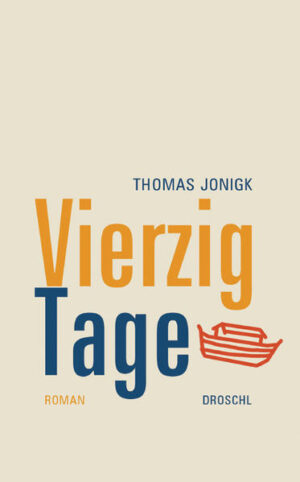 Die Welt ist eine Katastrophe. Luftangriffe, Kampfflieger, Verletzte, Tote - und jetzt beginnt es auch noch für 40 Tage und Nächte zu regnen. Alles ist schief gelaufen. Jan Jonas’ Vater ist eines Tages tot, wer weiß, möglicherweise hat er, sein Sohn, ihn umgebracht. Und damit beginnt für Jan eine dramatische Reise hin zu seiner eigenen Vernichtung - oder ist das, was da am Ende in einem grünen Kleidchen winkt, vielleicht doch das Glück? Mit ungeheurem sprachlichem Furor, mit Witz, Drastik und Anspielungsreichtum führt Thomas Jonigk den Leser in ein Spiegelkabinett des Schreckens. Aber wo der Schrecken groß ist, ist auch die Aufklärung, das heißt: der Kommissar, nicht weit. Der virile, gut aussehende mutmaßliche Vatermörder trifft auf den gütig-gelassenen, hässlichen Kriminalkommissar und wird süchtig nach dessen Geschichten und Gleichnissen. So wie der Roman sein Gesicht wechselt - von der zynischen Darstellung eines restlos entfremdeten Sexualneurotikers über die Krimi-Parodie zur psychotherapeutischen Selbstfindung -, so verändert sich auch die Identität des Helden: wer ist das, der da am Schluss, Arm in Arm mit dem froschgesichtigen Mädchen, gemeinsam mit anderen glücklichen Paaren in die Arche geht? Ein schmerzhafter, furchtbar komischer Roman über Verwundungen und Narben, Welthaltungen und Schuld und Sühne, und gleichzeitig ein großes literarisches Vergnügen.