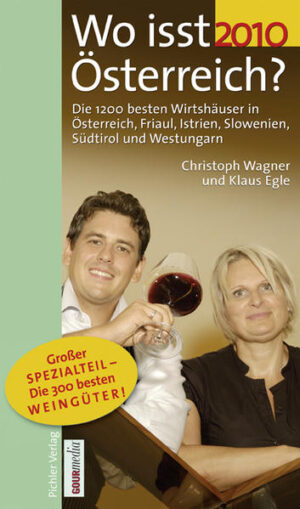 Mit der Ausgabe 2010 liegt nun „Wo isst Österreich?“ zum elften Mal vor - längst ein unentbehrlicher Begleiter für alle, die gerne gut essen und trinken und ein gemütliches Ambiente schätzen, ein profundes kulinarisches Handbuch, das aus der Welt des Genießens nicht mehr wegzudenken ist. Christoph Wagner und Klaus Egle bieten in ihrem Kompendium genau jene Informationen, die im Alltag notwendig sind: Sie versammeln Lokale, in denen man zu vernünftigen Preisen gut isst und sich als Gast so richtig wohl fühlen kann. In zahlreichen „Gourmettipps“ geben sie profunde Hinweise auf die weite Welt des vorzüglichen Essens und Trinkens: auf Buschenschanken und Bierstuben, auf engagierte Produzenten und ambitionierte Selbstvermarkter. Auch in der Ausgabe 2010 laden die beiden unermüdlichen Pioniere gastronomischer „Feldforschung“ zu neuen Entdeckungen ein und überraschen mit hervorragenden Spezialitäten und den aktuellen Hits der Top-Winzer.