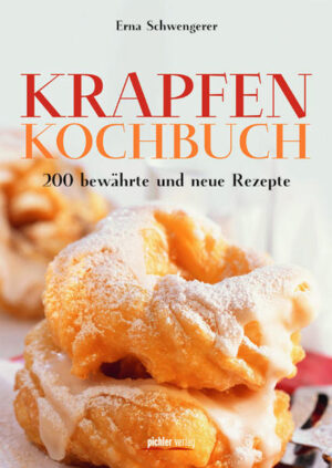 Frische, flaumige, herrlich duftende Krapfen, gefüllt mit Marmelade oder Vanillecreme - wer könnte da widerstehen? Und Krapfen verlocken längst nicht nur im Fasching zum Zugreifen: So wurden in der traditionellen Bauernküche Krapfen - in all ihren köstlichen Varianten - auch zur Schnitt- und Erntezeit, zu Hochzeiten, zu Weihnachten, Neujahr, Lichtmess, Ostern, Sonnenwende und anderen Anlässen aufgetischt. Was auf dem Land ein kalorienreicher Leckerbissen für harte Arbeitstage oder auch Festtage war, wurde in der Stadt zur Luxusspeise, wie die Erwähnung der „Krapfenpacherinnen“ (Krapfenbäckerinnen) in der „Kochordnung der Stadt Wien“ von 1486 beweist. Die Krapfenkönigin Erna Schwengerer hat unzählige alte Rezepte gesammelt, um die Kunst des Krapfenmachens nicht in Vergessenheit geraten zu lassen und um daraus neue Köstlichkeiten zu kreieren. Dabei finden sich Anleitungen aus dem gesamten deutschsprachigen Raum einschließlich Südtirol, wo etwa die so genannten „Kirchtagskrapfen“ als Spezialität gelten