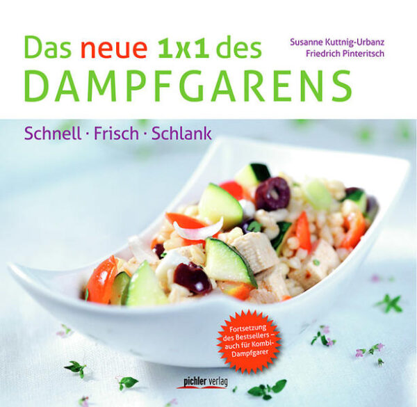 „Das neue 1 x 1 des Dampfgarens“ als innovativer Wegweiser für modernes Kochen: erstmals mit Rezepten für den Dampfgarer und den Kombi-Dampfgarer! So kommt neuer Pep in die Alltagsküche und frisch Gekochtes schnell auf den Tisch. Mit vielen praktischen Ideen und Anleitungen, wie man der Figur und seinem Wohlbefinden Gutes tut. Köstliche Gerichte für das ganze Jahr führen durch die Welt der wärmenden Gewürze, kraftspendenden Hülsenfrüchte, selbst gemachten Brote und flaumigen Süßspeisen. Vieles kann gut vorbereitet werden und lässt sich zum Beispiel in die Arbeit mitnehmen. Hat man einmal mehr Zeit zum Kochen, etwa wenn Gäste kommen, gibt es in diesem Buch gut nachvollziehbare Schritt-für-Schritt-Erklärungen für Ihr perfektes Dinner. Und Sie können als Gastgeber glänzen: noch nie war mehrgängiges Kochen so einfach und entspannend!