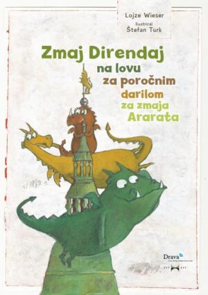 „Zmaj Direndaj“. Knjižica pred vami je sad večernih pripovedovanj pred spanjem otrokoma pred skorajda dvajsetimi leti in nekaj več. Zgodbice so se nizale večer za večerom, zaobjemale so dnevne dogodivščine in na fantastičen način razvozlale nerešljiva, včasih eksistenčna vprašanja. Bilo jih je na ducate, če ne na stotine. Vsaj po občutku iz današnjega časa in z razdalje med otroštvom in vstopom v odraslost in v svet Clare in Gregija. Oba sta v slovenščini sledila pripovedovanim zgodbam z napetostjo, vmesnimi vprašanji in tako sooblikovala vsako od njih. Dve ali tri sem pred leti zapisal v nemščini, ker jih je neka prijateljica želela za svoje otroke, z Branetom Čopom pa sva jih spet prevedla nazaj v prvotno jezikovno obliko.