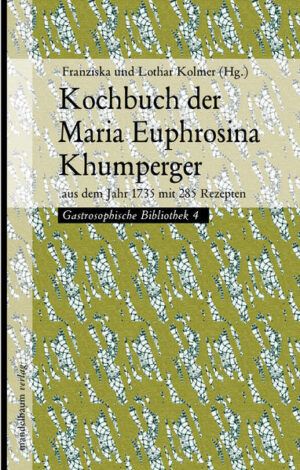 . in Liebe und Devotion zur guten Küche! Obwohl das Kochbuch aus dem Jahr 1735 stammt, eignet es sich hervorragend zum Nachkochen! Denn Rosina Khumperger war eine Wirtstochter und Bäckermeistersgattin mit durchaus kulinarischen Ambitionen! Die Rezepte stammen - und das macht das Kochbuch so wertvoll - nicht aus der adeligen oder klerikalen Küche, sondern aus dem ländlichen und städtischen Bürgertum. Sie sammelte Rezepte für eine gehobene, eher feier- und sonntägliche Küche. Man muss sich nur ein wenig einlesen und die damalige Rezeptsystematik verstehen, dann kann man kreativ loskochen. Das Kochbuch bringt vergessene kulinarische Schätze aus der Barockzeit ans Licht, wie etwa die famose 'Kälberne Birne', aber auch Küchenpraktiken, Gerätschaften, Zutaten und Gerichte. Lothar Kolmer ist seit 1992 o. Univ. Prof. für Mittelalterliche Geschichte und Historische Grundwissenschaften an der Universität Salzburg. Gründung und Leitung des „Zentrums für Gastrosophie“ und des Universitätslehrgangs „Gastrosophische Wissenschaften“ von 2008-2013/14. Franziska Kolmer unterrichtete nach ihrer Ausbildung zum Lehramt für Ernährung und Gestaltung an verschiedenen berufsbildenden Schulen in Bayern. Sie brachte hier ihre spezifischen theoretischen und praktischen Kenntnisse für die Analyse und Interpretation der barocken Rezepttexte ein.