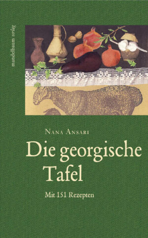 Hier finden sich aufwändige neben einfachen Rezepten, vegetarische Gerichte neben Fleischkost, auch Freunde von eingelegtem Gemüse, von selbst gemachten Murabas und Saucen werden bei Nana Ansari fündig. Frische Kräuter und Gewürze spielen in nahezu allen Vor- und Hauptspeisen eine zen­trale Rolle ebenso wie Granat­äpfel oder Walnüsse. Das Buch führt in die Esskulturgeschichte des Landes ein und gibt 151 Rezeptbeispiele, die es ermöglichen, an dieser alten Kultur kulinarisch teilzuhaben.